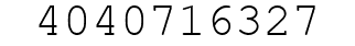 Number 4040716327.