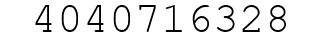 Number 4040716328.