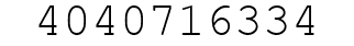 Number 4040716334.