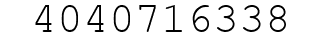 Number 4040716338.