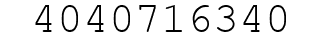 Number 4040716340.