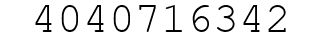 Number 4040716342.
