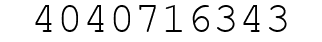 Number 4040716343.