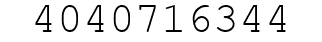 Number 4040716344.