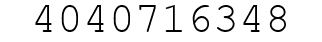 Number 4040716348.
