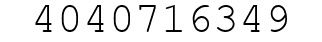 Number 4040716349.