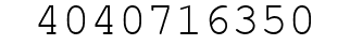 Number 4040716350.
