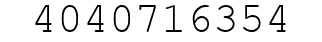 Number 4040716354.
