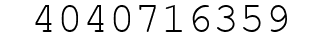 Number 4040716359.