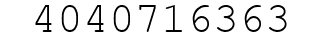 Number 4040716363.
