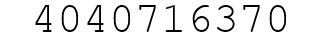 Number 4040716370.
