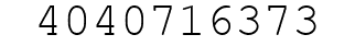 Number 4040716373.