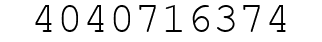Number 4040716374.