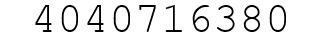 Number 4040716380.