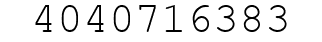 Number 4040716383.