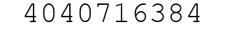 Number 4040716384.