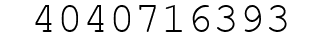 Number 4040716393.
