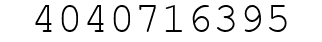 Number 4040716395.