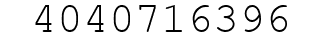 Number 4040716396.