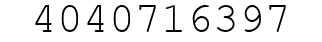 Number 4040716397.