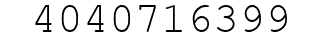 Number 4040716399.