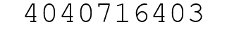Number 4040716403.