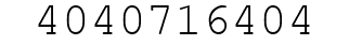 Number 4040716404.