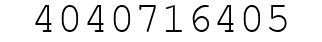 Number 4040716405.