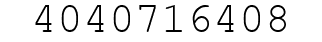 Number 4040716408.
