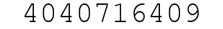 Number 4040716409.