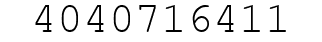 Number 4040716411.