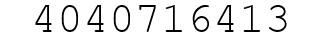 Number 4040716413.