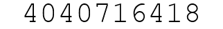 Number 4040716418.