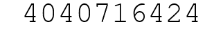 Number 4040716424.