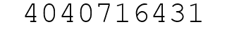 Number 4040716431.