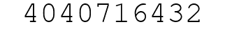Number 4040716432.