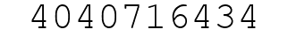 Number 4040716434.