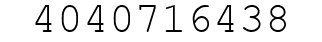 Number 4040716438.