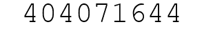 Number 404071644.