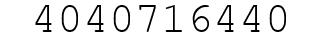 Number 4040716440.