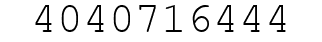 Number 4040716444.
