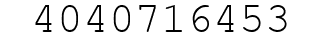 Number 4040716453.