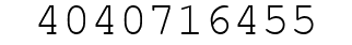 Number 4040716455.