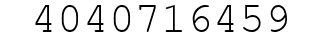 Number 4040716459.