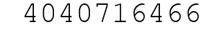 Number 4040716466.