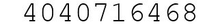 Number 4040716468.