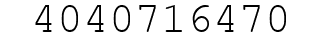 Number 4040716470.