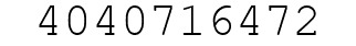 Number 4040716472.