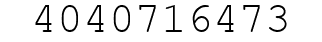 Number 4040716473.
