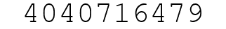 Number 4040716479.